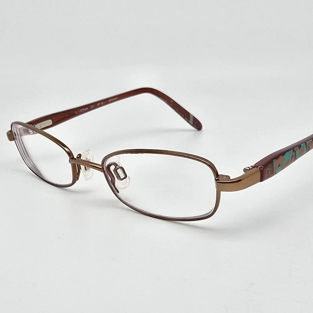 Ocean Pacific OP 811 Brown Kids Eyeglasses Frame w/ Flexhinge and Case 44-17-125